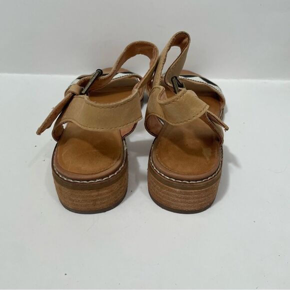 Toms Embroidered Mini Heeled Sandals - Picture 3 of 6